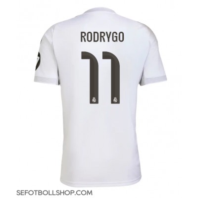 Billiga Real Madrid Rodrygo Goes #11 Hemma fotbollskläder 2025-26 Kortärmad Billiga Real Madrid Rodrygo Goes #11 Hemma fotbollskläder 2025-26 Kortärmad